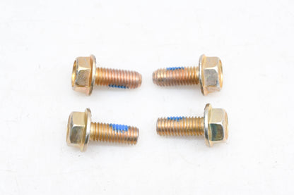 Aftermarket IQ032-10 Gold Hex Serrated Flange M8-1.25 x 20 Screws Qty 4 NOS