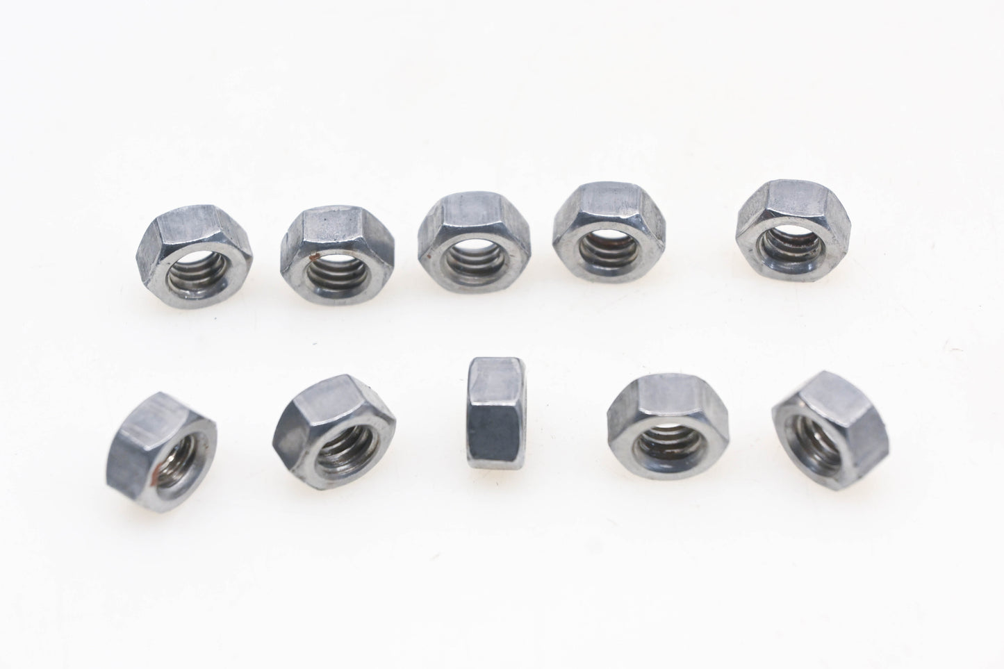 Aftermarket YM001-12 5/16-18 x 1/2" x 1/2" Steel Nuts Qty 10 NOS