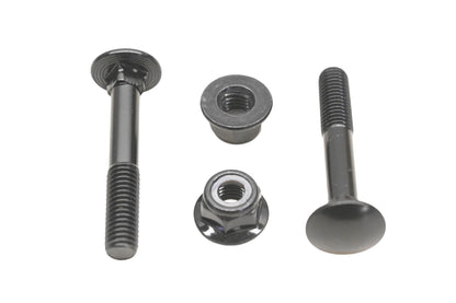 Aftermarket IQ033-5 Black M8-1.25 x 50mm Carriage Bolts & Nuts Qty 2 NOS