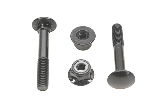 Aftermarket IQ033-5 Black M8-1.25 x 50mm Carriage Bolts & Nuts Qty 2 NOS