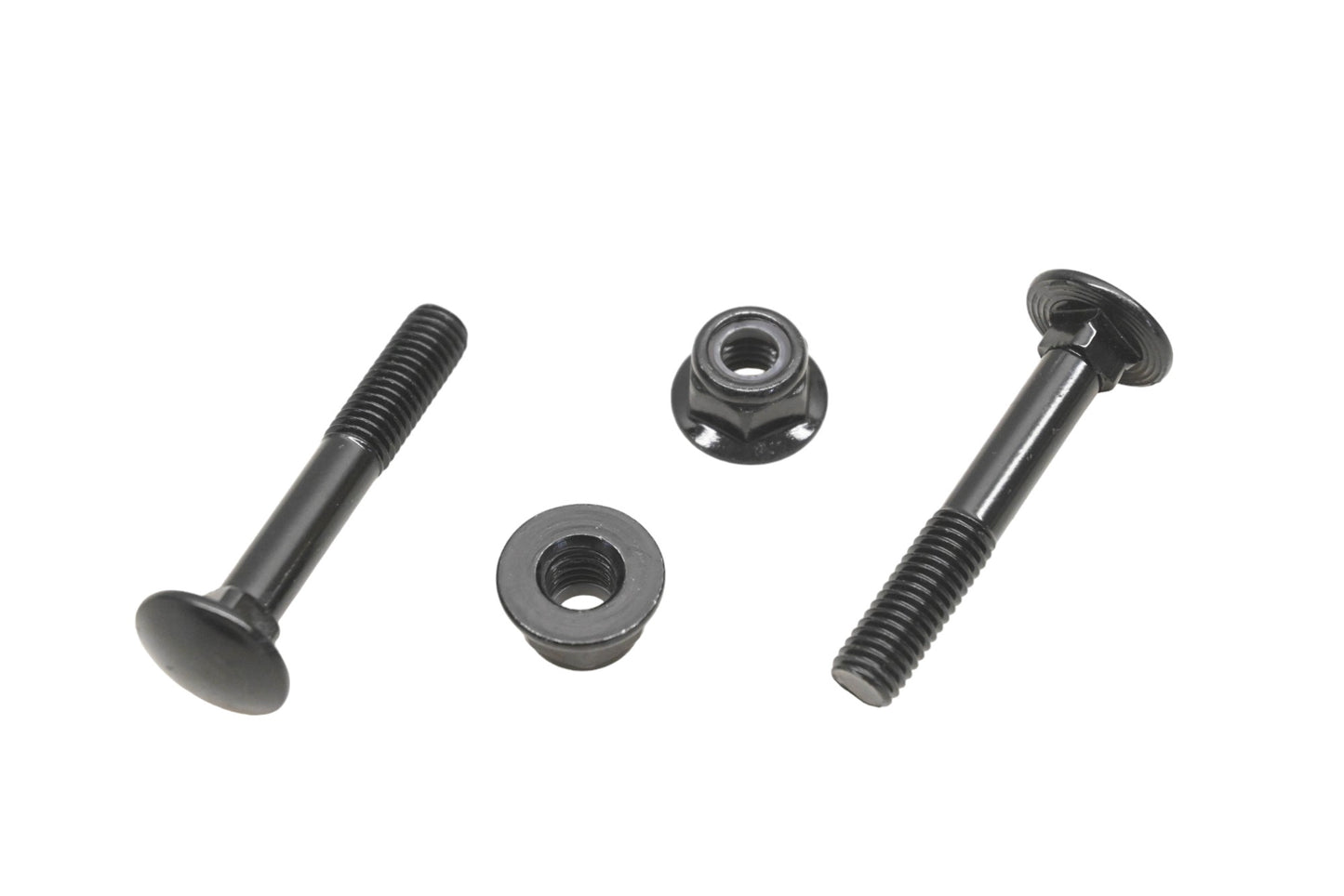 Aftermarket IQ033-5 Black M8-1.25 x 50mm Carriage Bolts & Nuts Qty 2 NOS