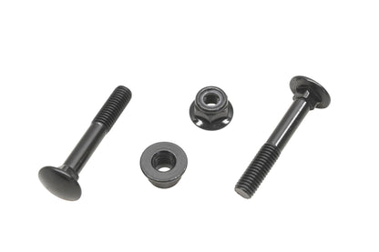Aftermarket IQ033-5 Black M8-1.25 x 50mm Carriage Bolts & Nuts Qty 2 NOS
