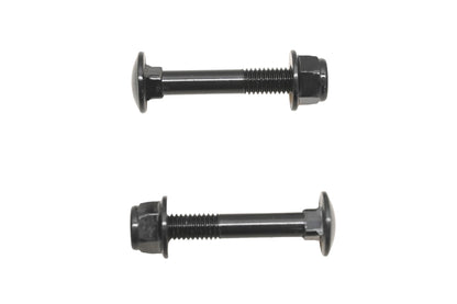 Aftermarket IQ033-5 Black M8-1.25 x 50mm Carriage Bolts & Nuts Qty 2 NOS