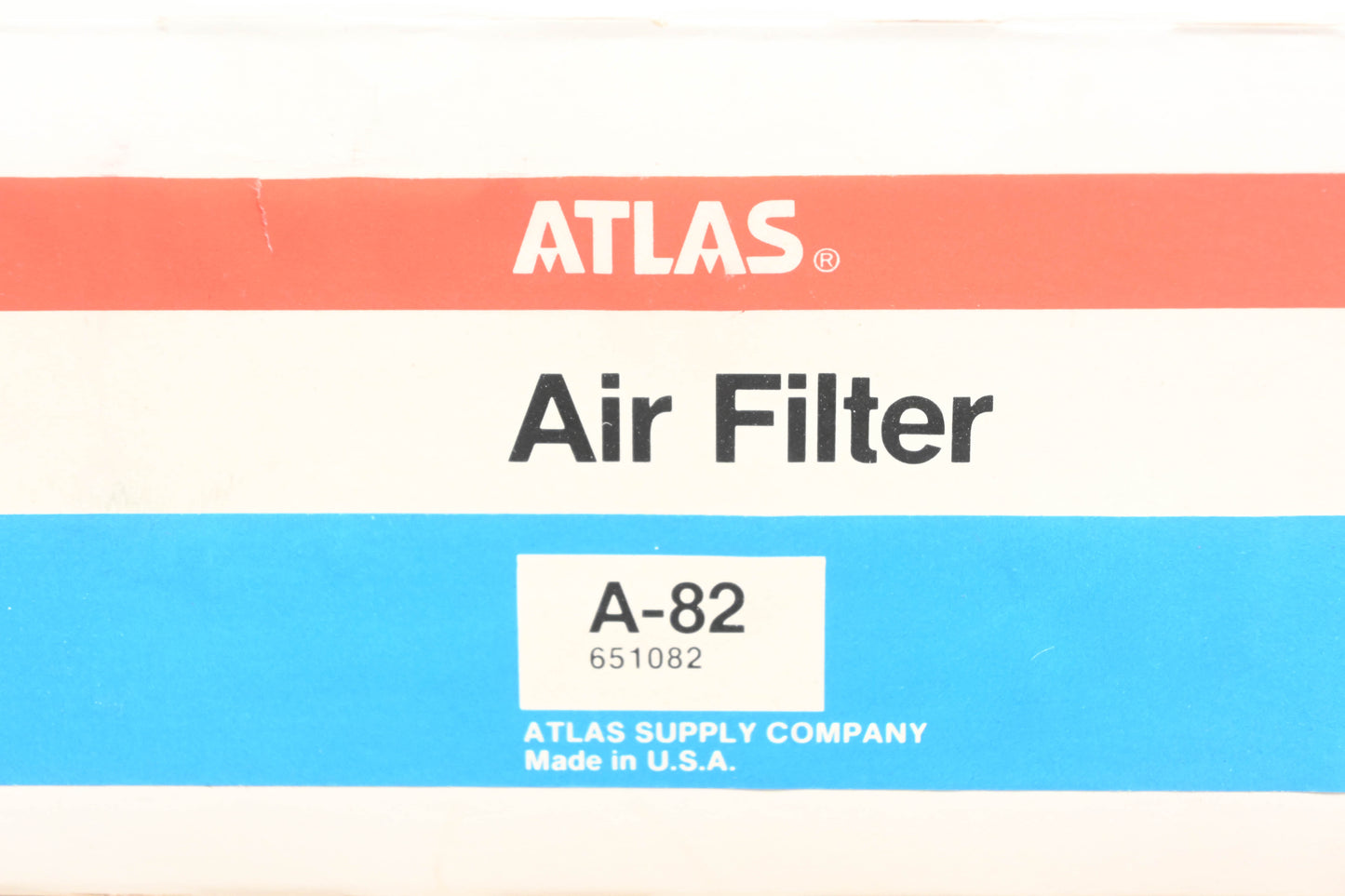 Atlas A-82, 651082 Air Filter NOS