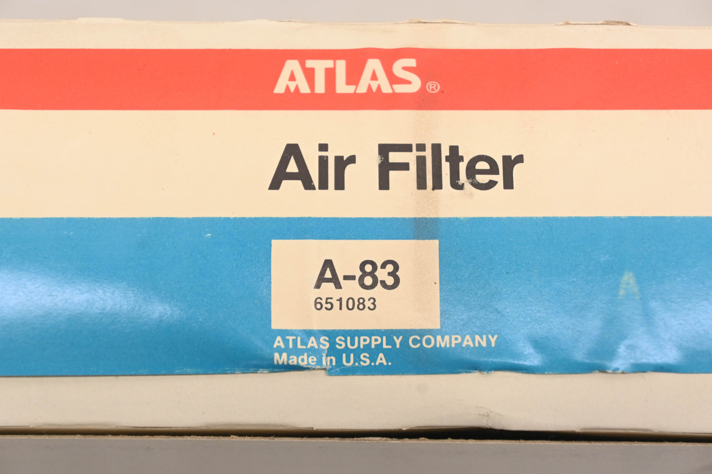 Atlas A-83, 651083 Air Filter NOS
