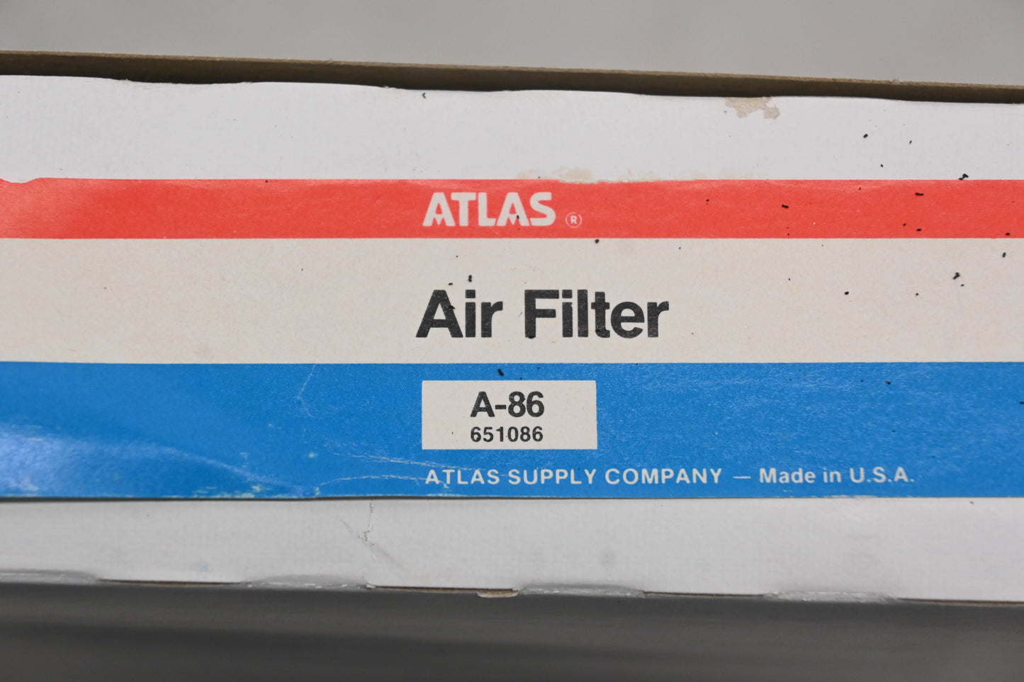 Atlas A-86, 651086 Air Filter NOS
