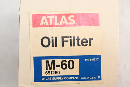 Atlas M-60, 651260 Oil Filter Kit NOS