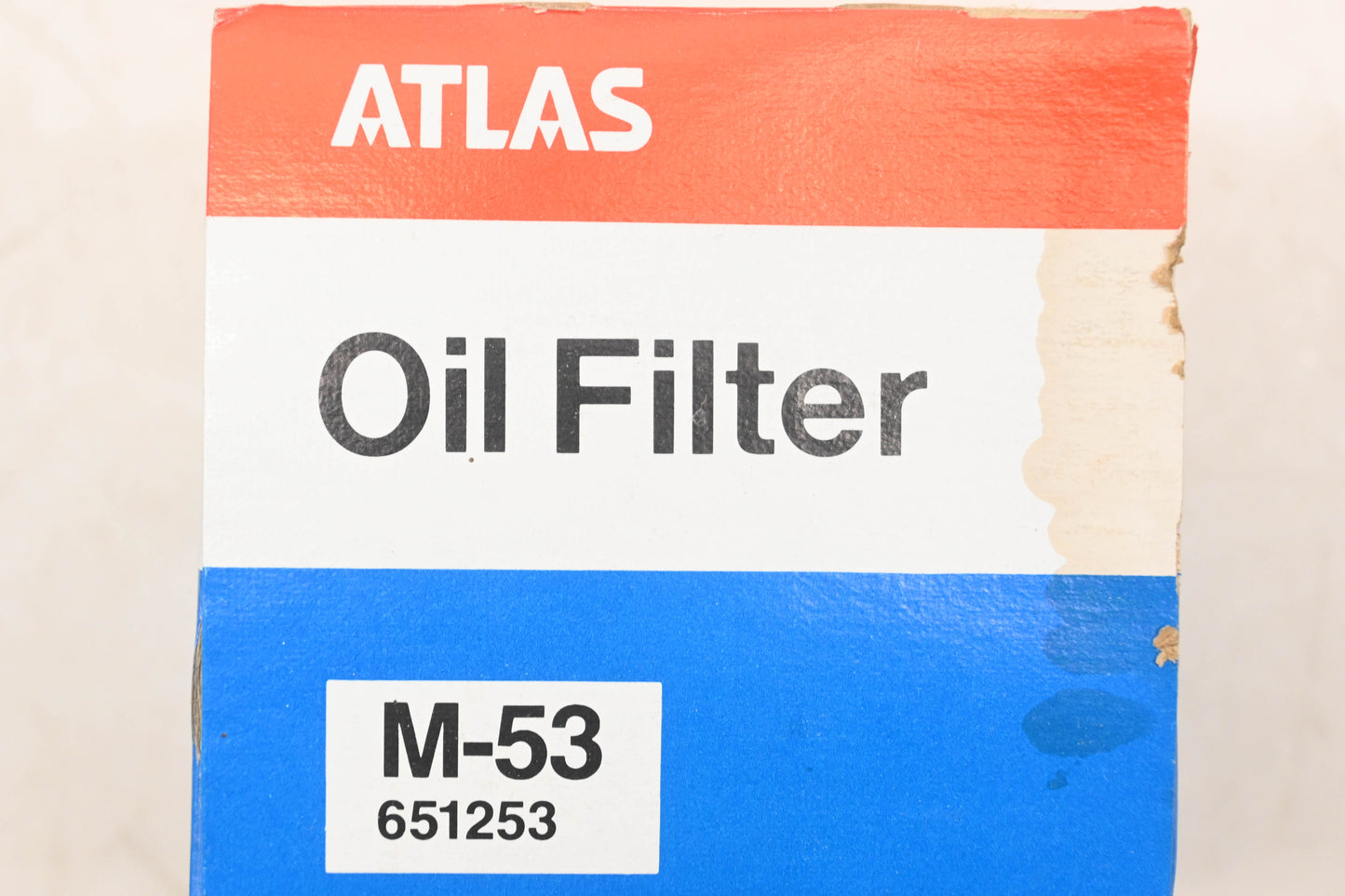 Atlas M-53, 651253 Oil Filter NOS