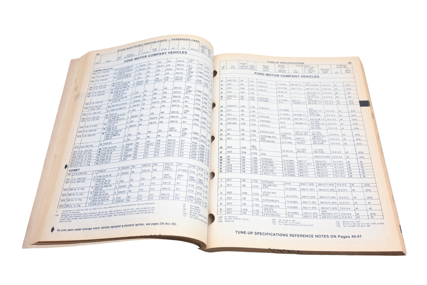 Atlas A-1002 1988 Ignition Parts & Tune-Up Specifications Catalog