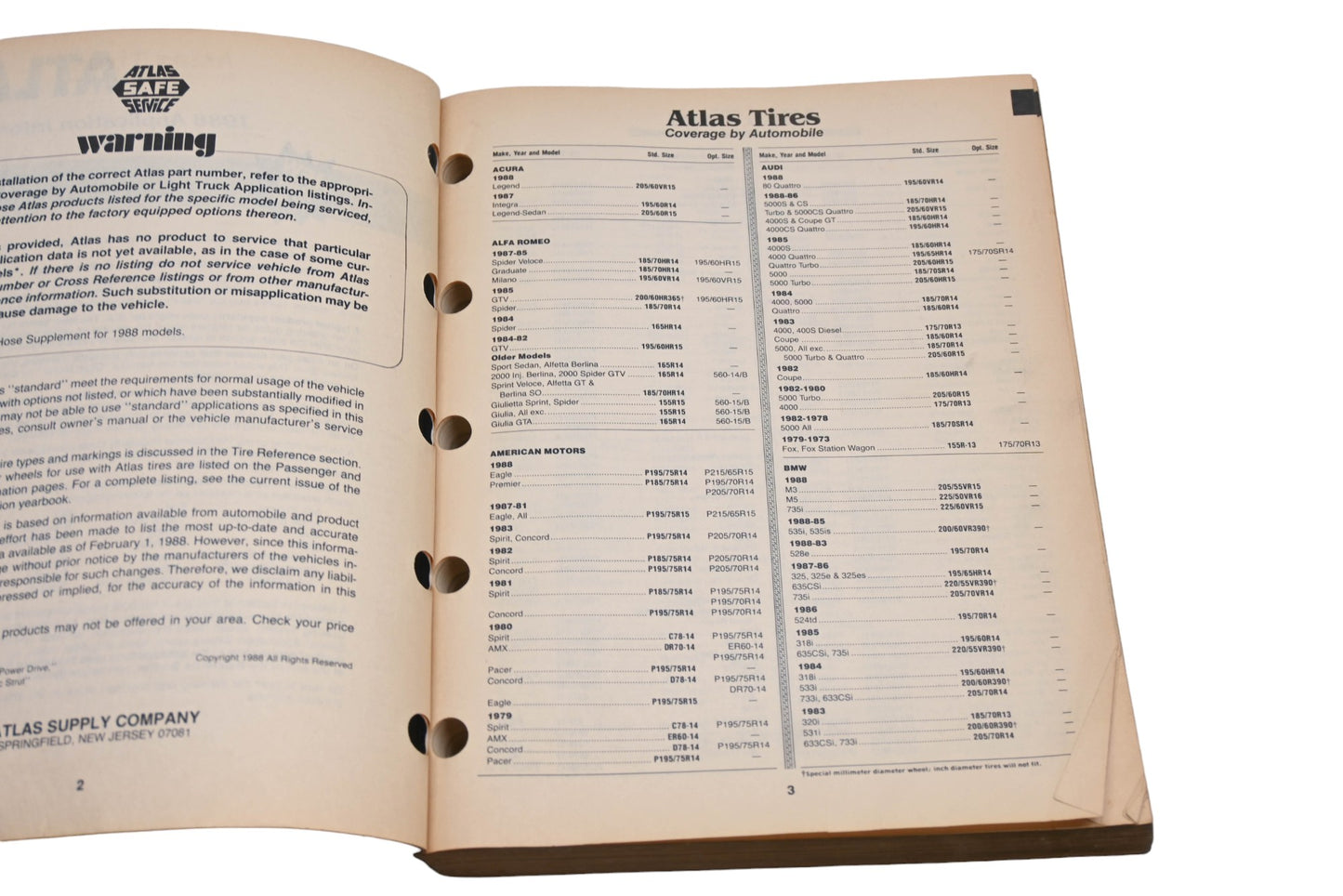 Atlas 2183 (2/88), 2183 1988 Apllication Informantion Catalog