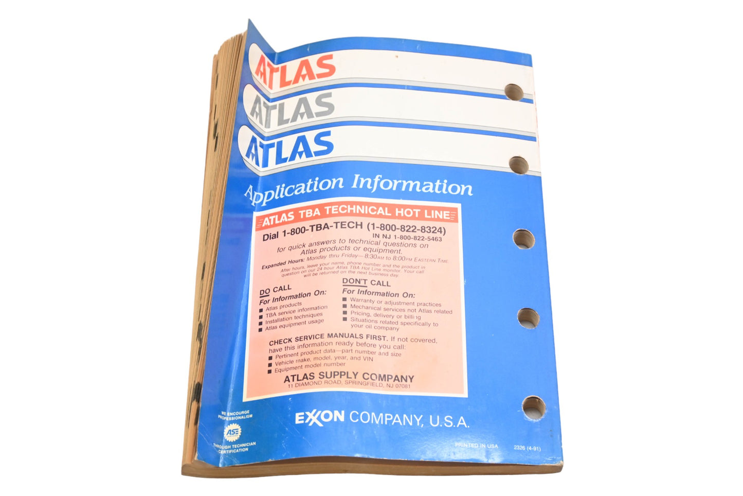 Atlas 2326 (4-91), 2326 1991 Application Information Catalog