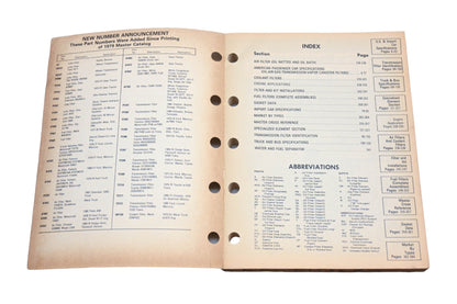 AC 42A-100 1980 Filter Application Catalog