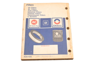 AC 42A-100 1980 Filter Application Catalog