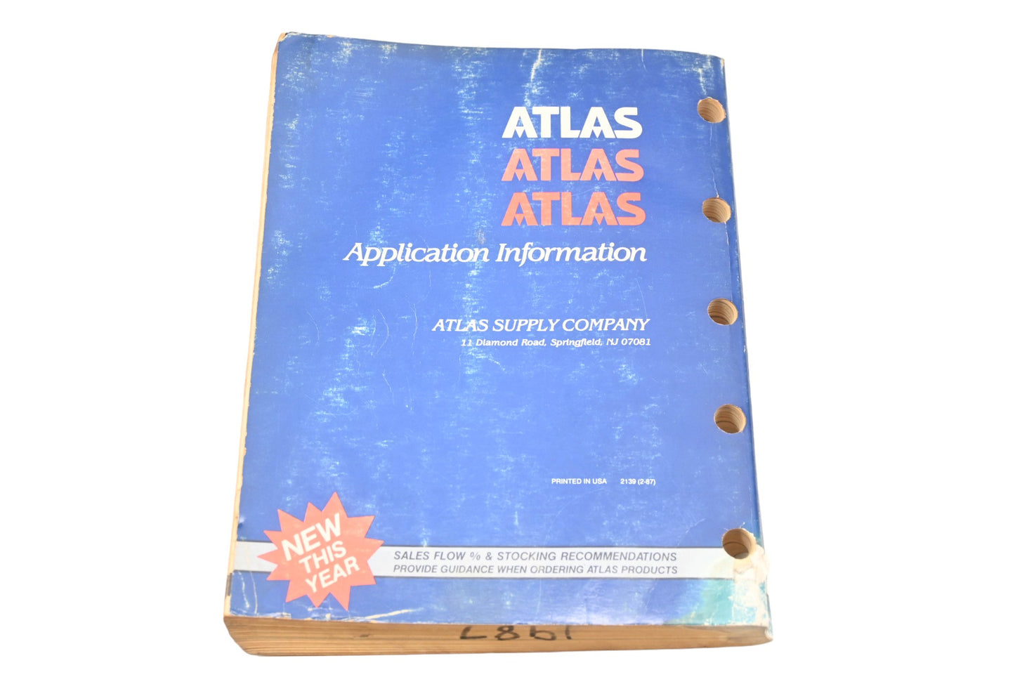 Atlas 2139 ( 2-87), 2139 1987 Application Information Catalog