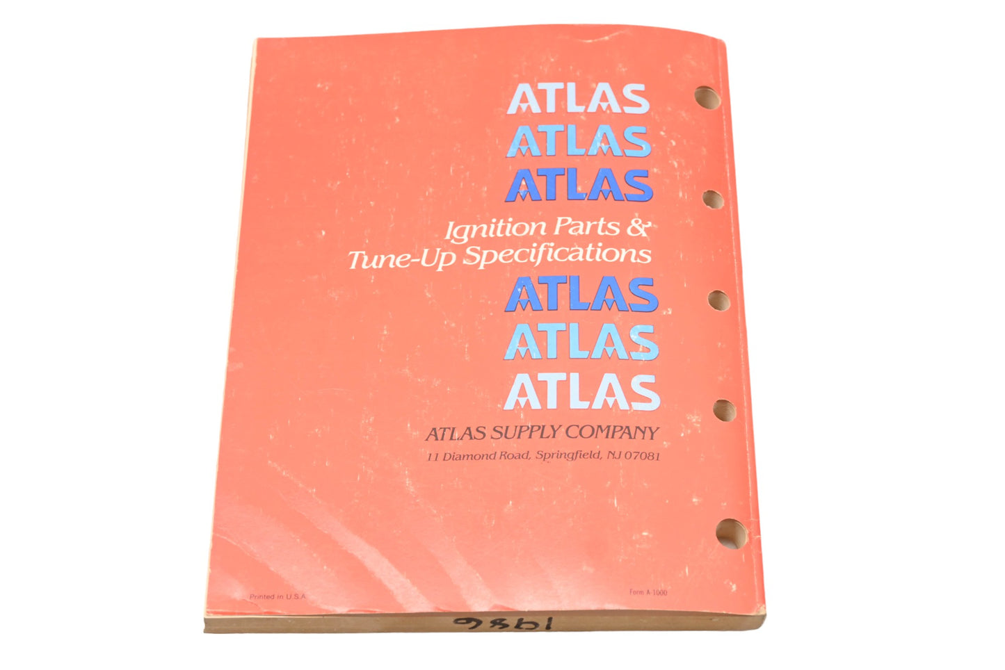 Atlas A-1000 1986 Ignition Parts & Tune-Up Specifications Catalog