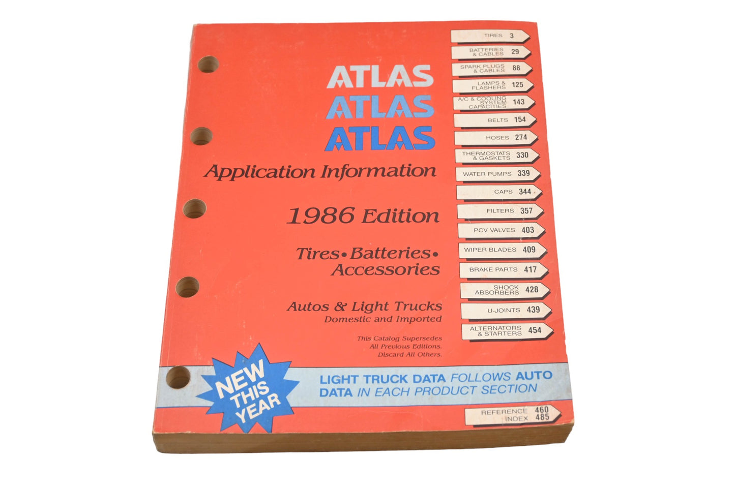 Atlas 2098 (2-86), 2098 1986 Application Information Catalog