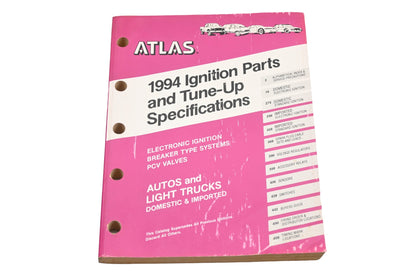 Atlas A-1007 1994 Ignition Parts & Tune-Up Specifications Catalog