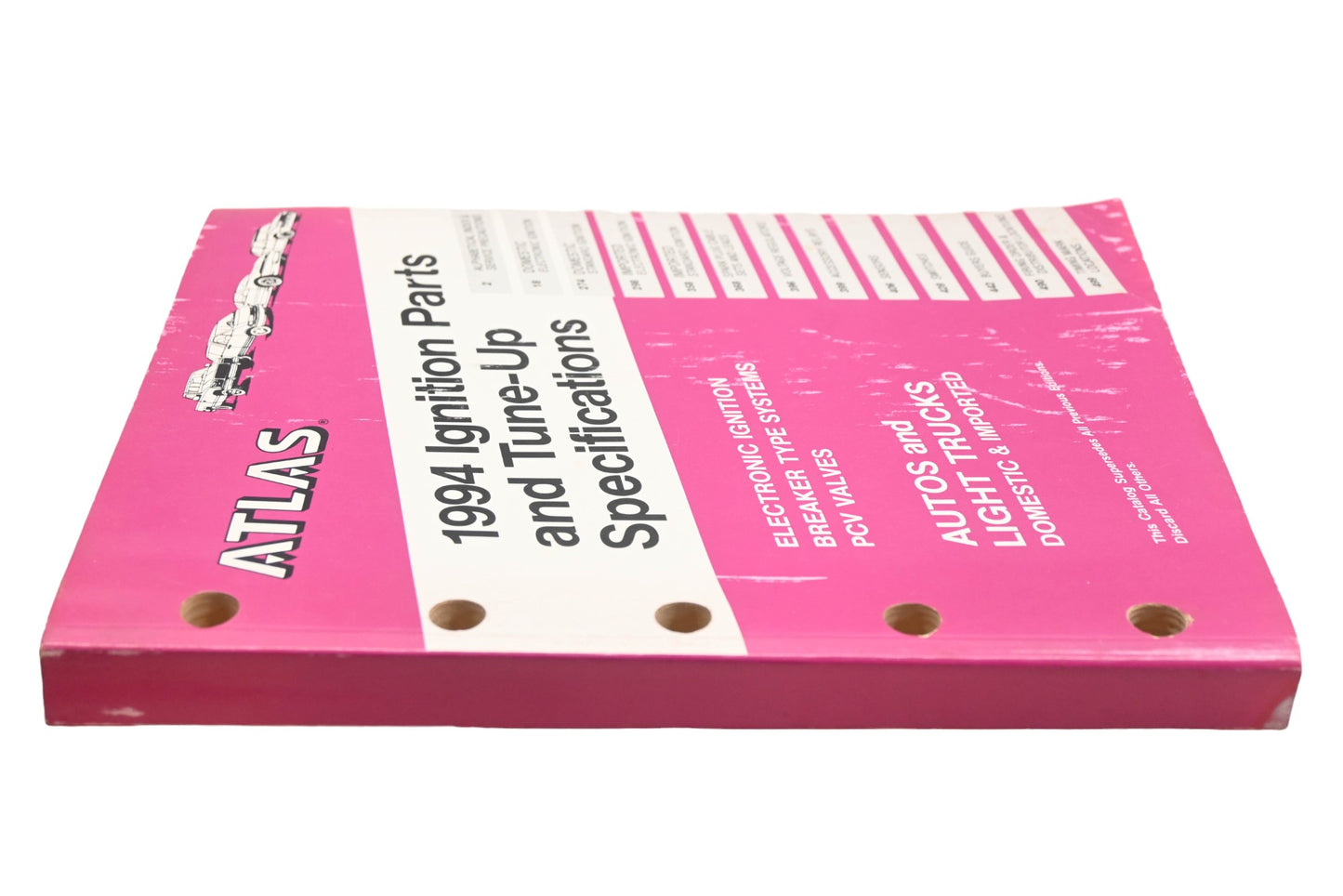 Atlas A-1007 1994 Ignition Parts & Tune-Up Specifications Catalog
