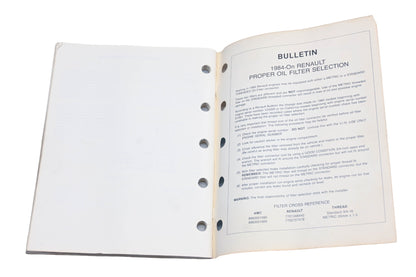 Atlas YF015-23 1991 Filter Application Catalog