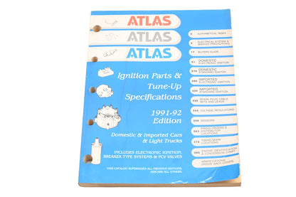 Atlas A-1005 1991-92 Ignition Parts & Tune-Up Specifications Catalog