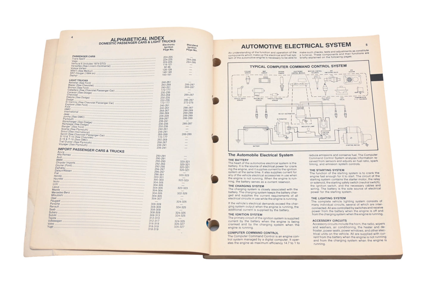 Atlas A-1005 1991-92 Ignition Parts & Tune-Up Specifications Catalog