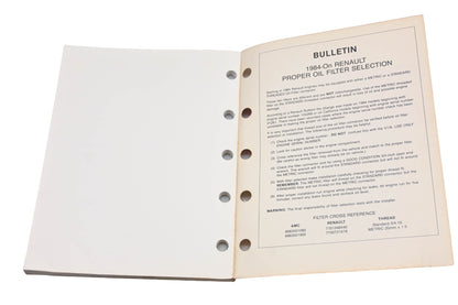 Atlas YF015-25 1992 Filter Application Catalog