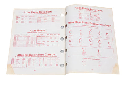 Atlas 2360 (6-92), 2360 1992 Belt & Hose Application Supplement