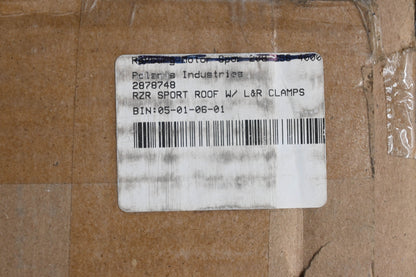 New OEM Polaris 2878748 Black RZR Roof Kit NOS