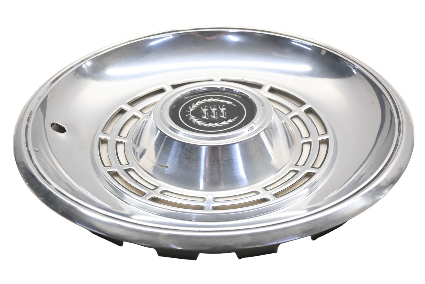 OEM Ford D9OZ-1130 A, D9OZ1130A Black Logo 15" Mercury Cougar Hub Cap