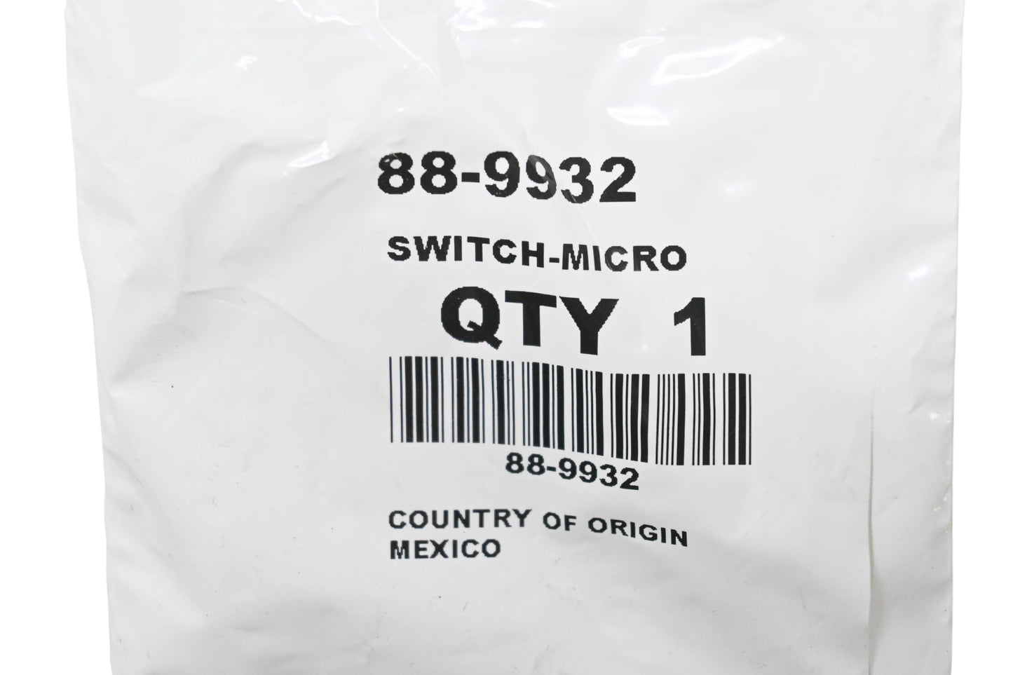 Toro 88-9932 Micro-Switch NOS