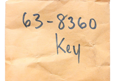 Toro 63-8360 Key NOS