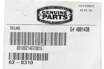 Toro 62-0310 Shift Key NOS