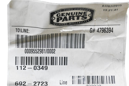 Toro 112-0349 Spring NOS