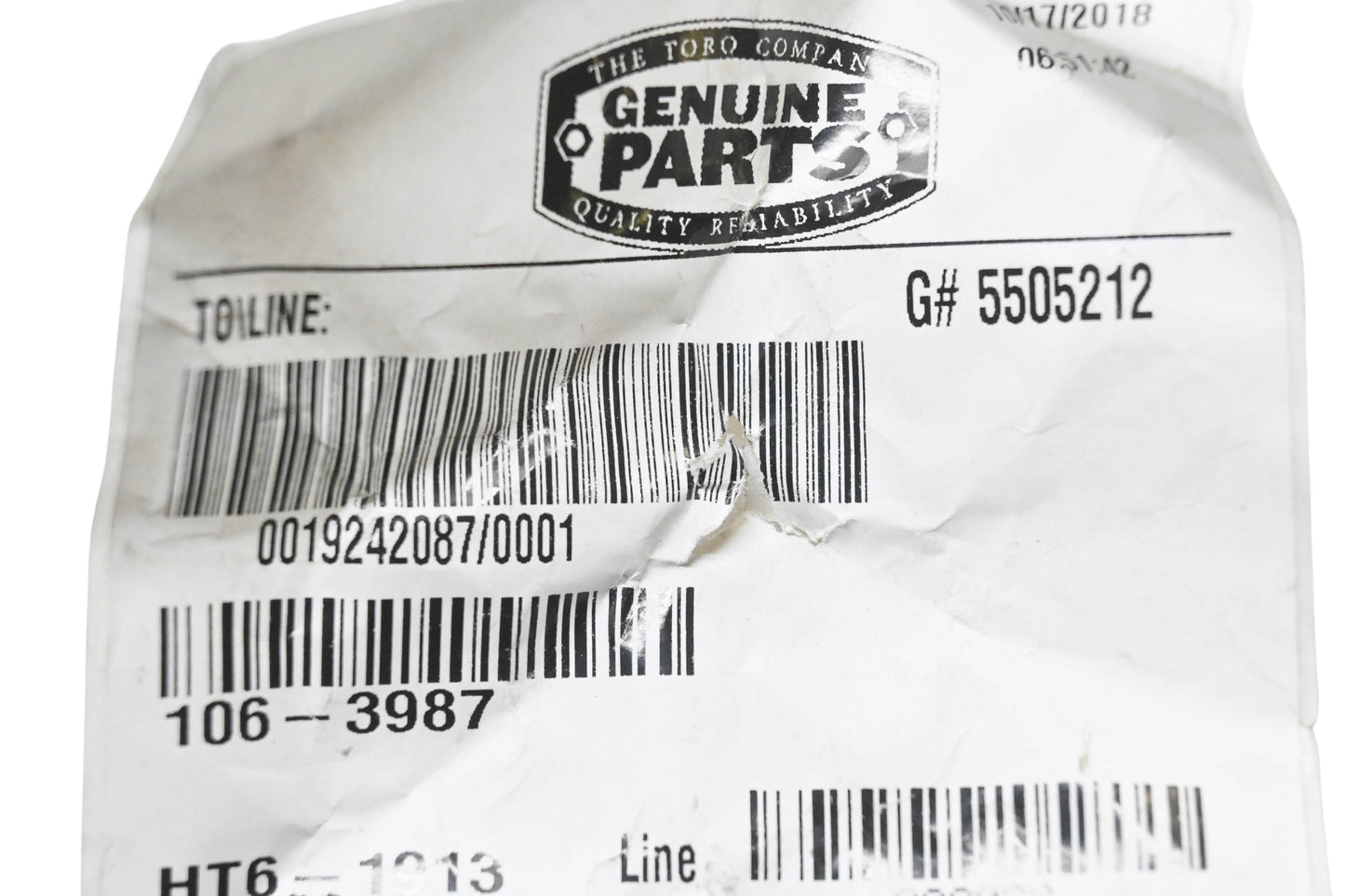 Toro 106-3987 Blade Driver NOS