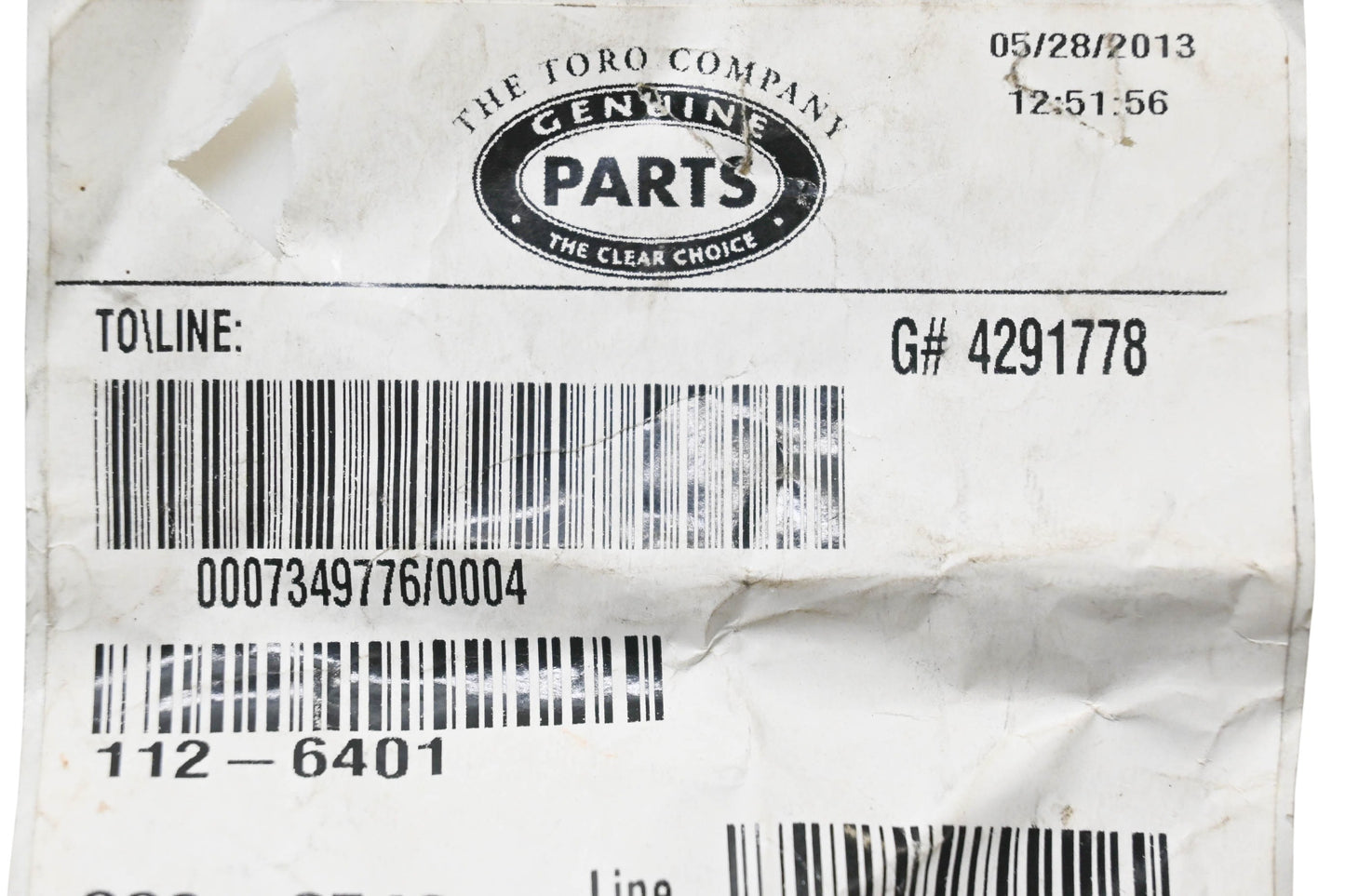Toro 112-6401 Hose Coupling NOS