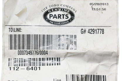 Toro 112-6401 Hose Coupling NOS