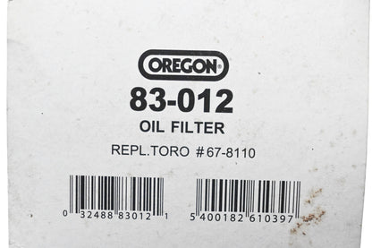 Oregon 83-012, 67-8110 Oil Filter NOS