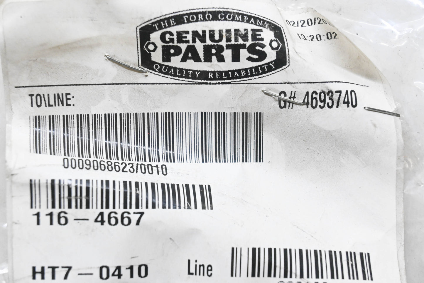 Toro 116-4667 Idler Pulley NOS