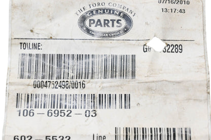 Toro 106-6952-03 Blow Out Side Ring NOS