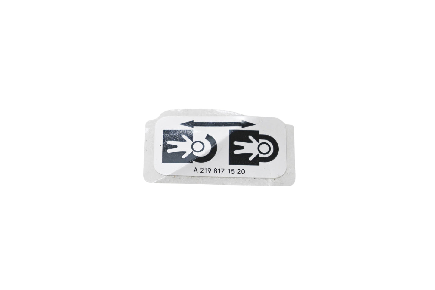 New OEM Mercedes-Benz 219 817 15 20 Label NOS