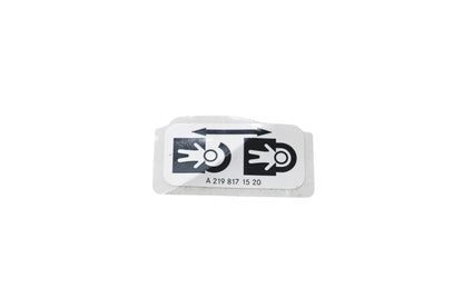 New OEM Mercedes-Benz 219 817 15 20 Label NOS