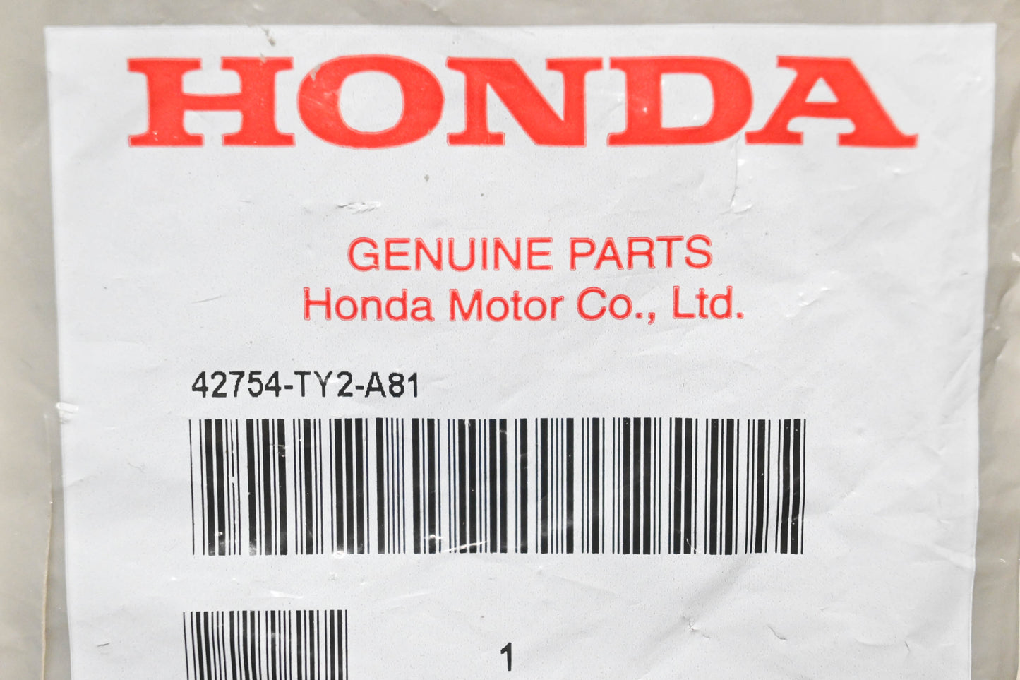 New OEM Honda 42754-TY2-A81 Nut NOS