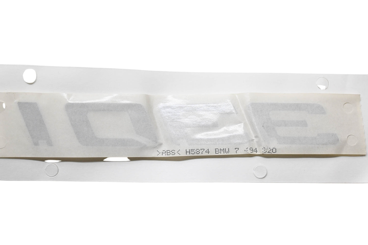 New OEM BMW 51 14 7 494 320 Name Plate NOS