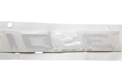 New OEM BMW 51 14 7 494 320 Name Plate NOS