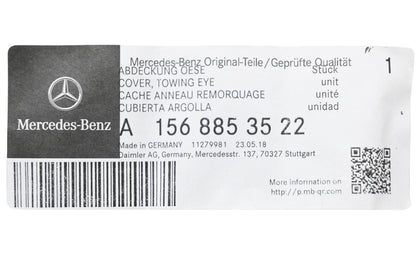 New OEM Mercedes-Benz 156 885 35 22 Towing Eye Cover NOS