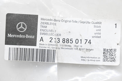 New OEM Mercedes-Benz 213 885 01 74 Ornamental Trim NOS