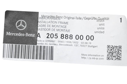 New OEM Mercedes-Benz 205 888 00 00 Installation Frame NOS