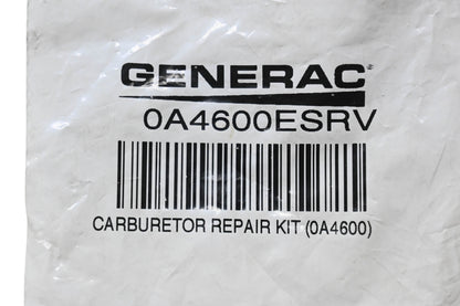 Generac 0A4600ESRV Carburetor Repair Kit NOS