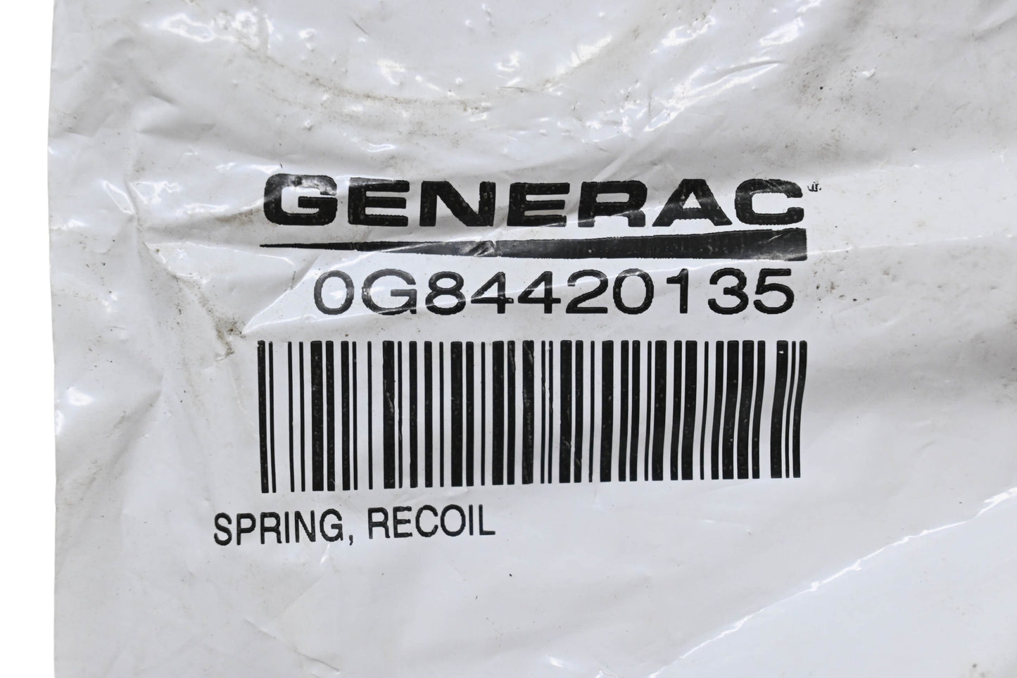 Generac 0G84420135 Recoil Spring NOS