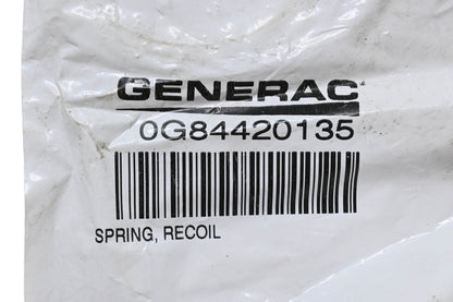 Generac 0G84420135 Recoil Spring NOS